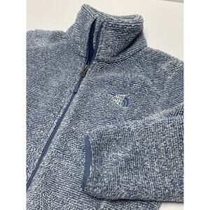 The North Face Women Size XS Osito Full Zip Jacket-Heathered Blue